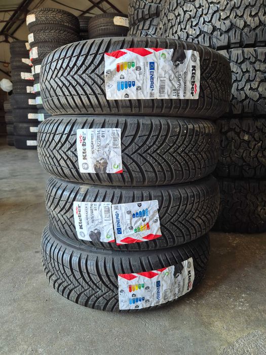 4 Anvelope VARA IARNA 4Sezoane M+S - 165/70/14 - KLEBER Quadraxer - NOU - DOT 2023 !