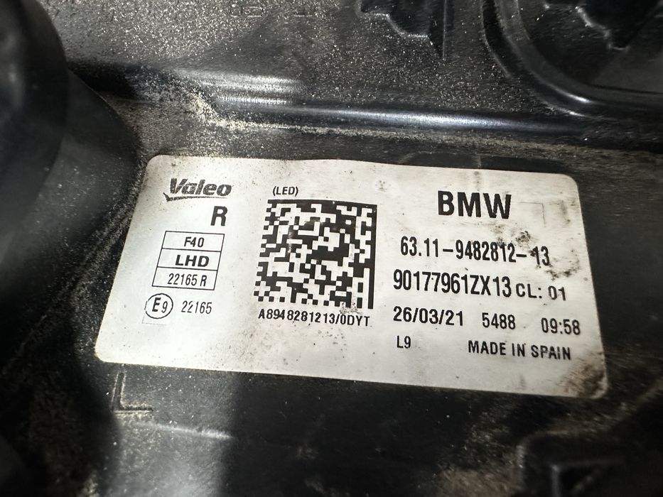 Far dreapta full led bmw seria 1.f40.
