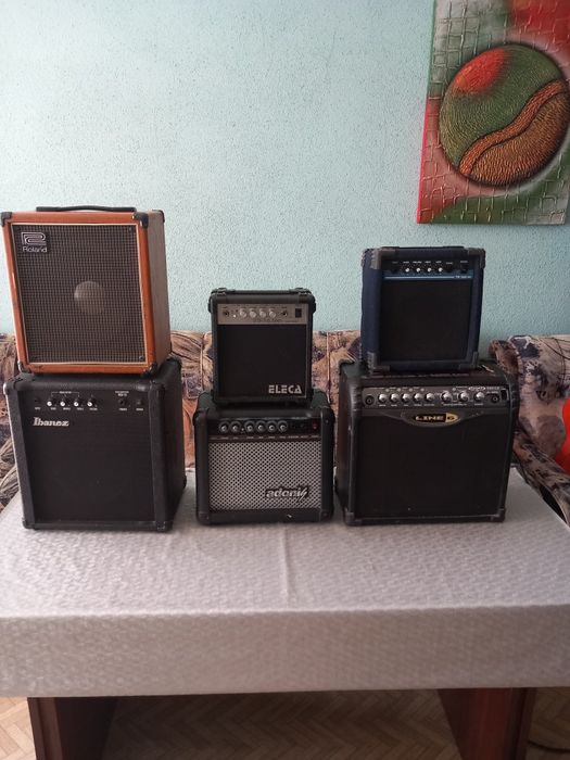 Продавам китари,акустични и електрически.Аксесоари и кубета.