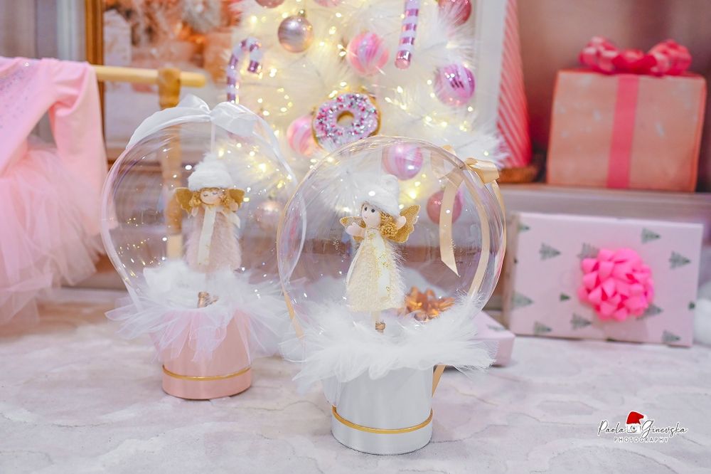 Кутии с балон и цветя