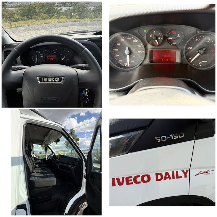Iveco Daily Basculabil pe CUTIE 35c15 50c 15 c17 c18 Mercedes Sprinter 519 419 518 418 VW LT Fiat Ford Renault MAN Atego AC Climă TOP