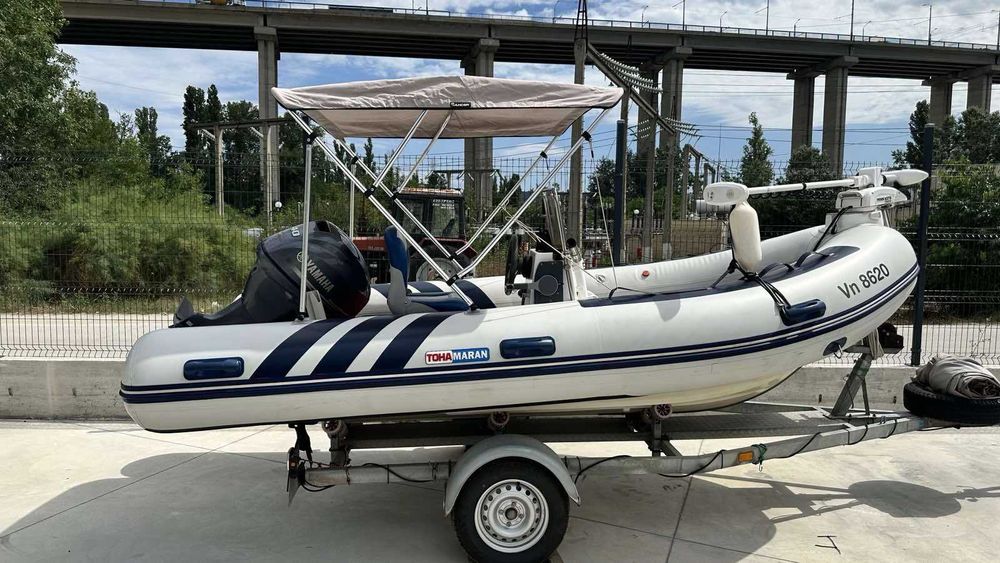 Продавам лодка RIB Tohamaran 4. 20 + Yamaha 40 HP