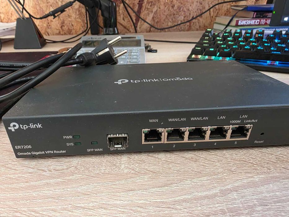 Модем TP-Link Gigabit VPN router omoda ER7206