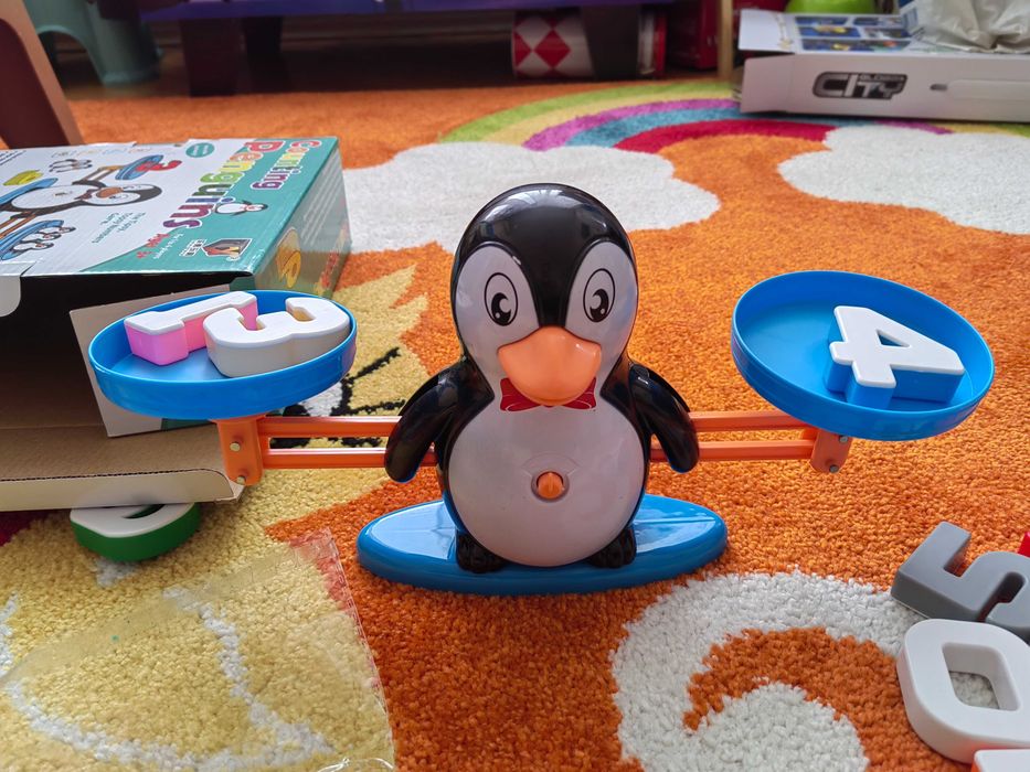 образователна игра везна за учене на цифрите и за смятане