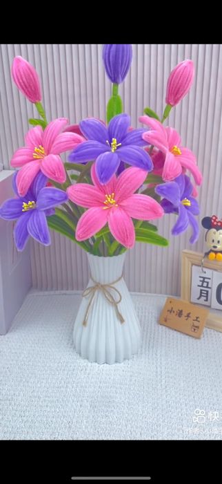 Букет из синельно проволоки