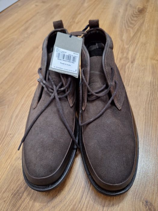 Pantofi piele maro barbati