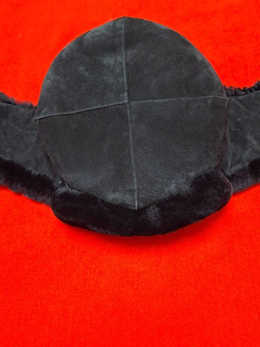 Мъжка ушанка от естествена кожа