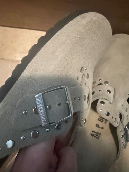Birkenstock clogs taupe 41 narrow