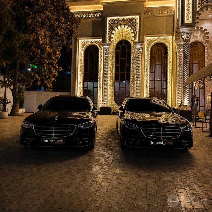 Mercedes-Benz S-Class W223 haydovchi bilan | To'y | Kortej | Aeroport