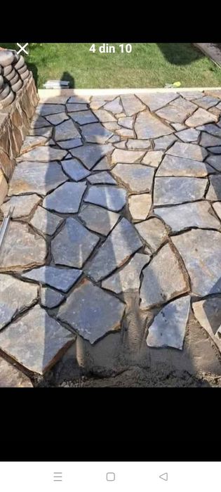 Montam piatră naturală