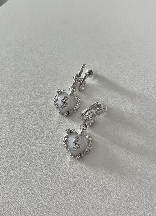 Новые сережки сердца