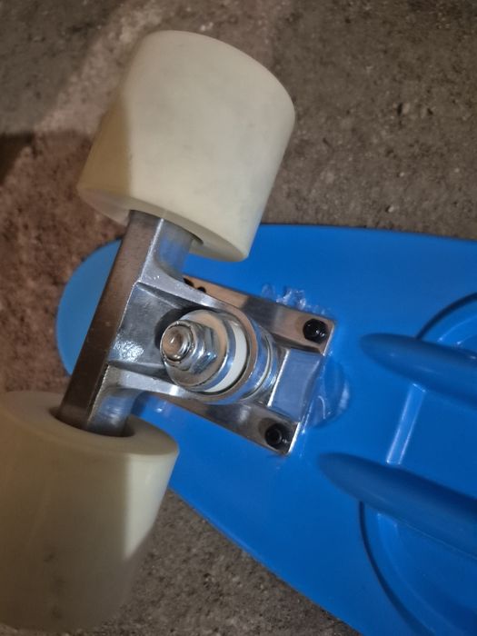 Детски минискейтборд от пластмаса PLAY 500, син