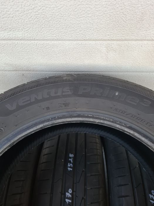 Летни гуми 4 броя HANKOOK VentusPrime3 215 55 R17 дот 1525