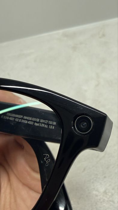 Умные очки Ray-Ban Meta Wayfarer (Gen 2) Shiny Black / Blue Light