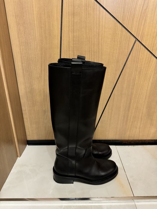 Ботуши zara естествена кожа