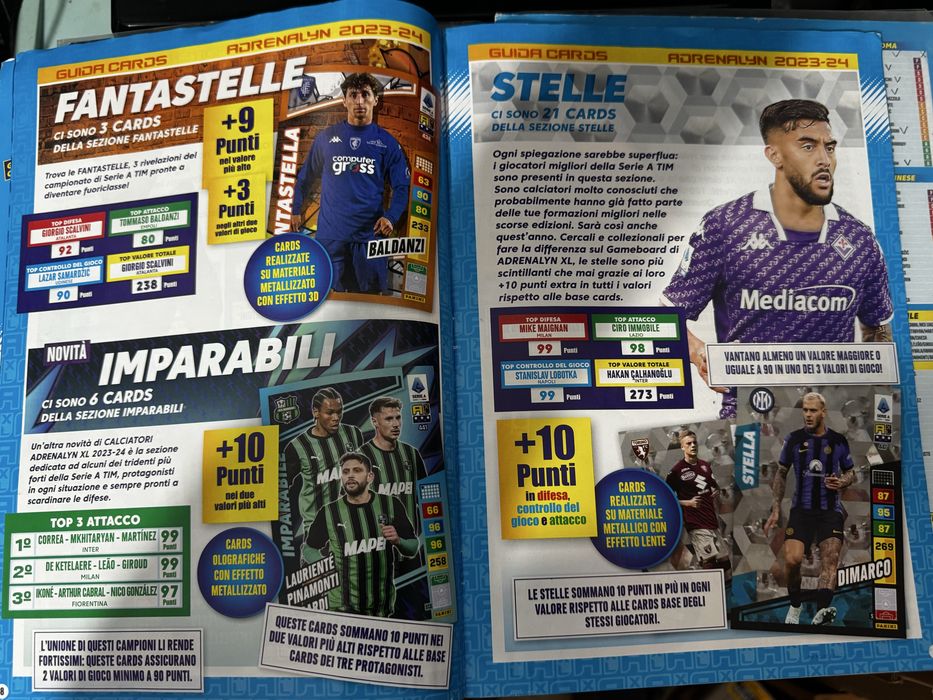 Panini Adrenalyn XL 2023-24 Serie A Album + 390 Cartonașe