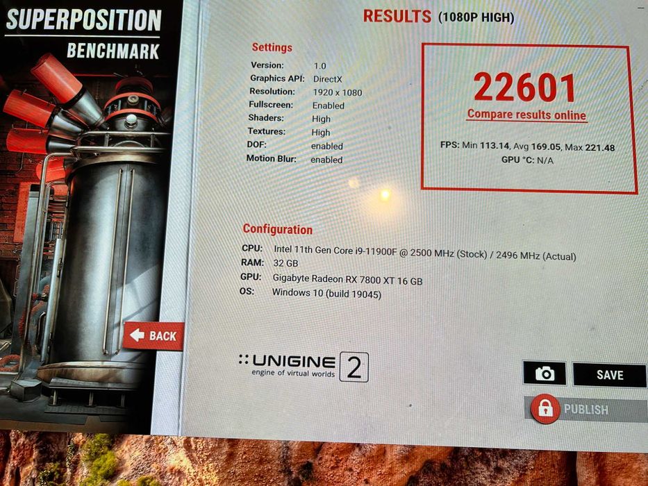 Геймърски i9 11900/RX 7800XT/32gb рам/Nvme 2tb/Enermax Top RGB