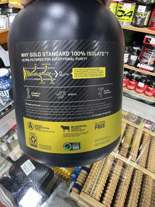 Gold standard 100 isolate optimum nutrition