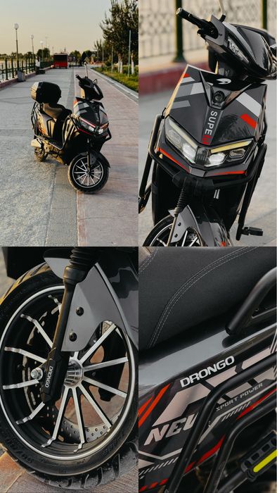 Электроскутер в хорошем состоянии