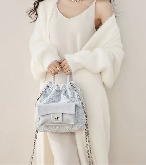 Елегантна Дълга бяла жилетка