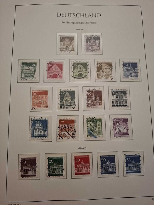 Timbre Germania BRD 1951-63 Album Leuchtturm - Include Seria Posthorn