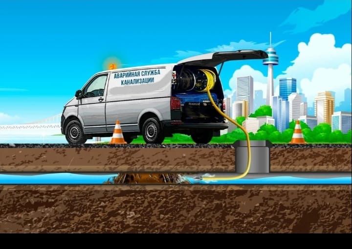 СКИДКА 50% Аппарат прочистка канализация сантехника 24/7 засор трубы.