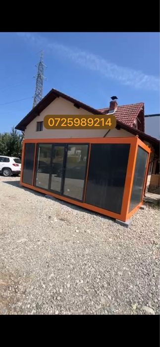 Vand containere modulare pentru birouri vanzari parc auto masini