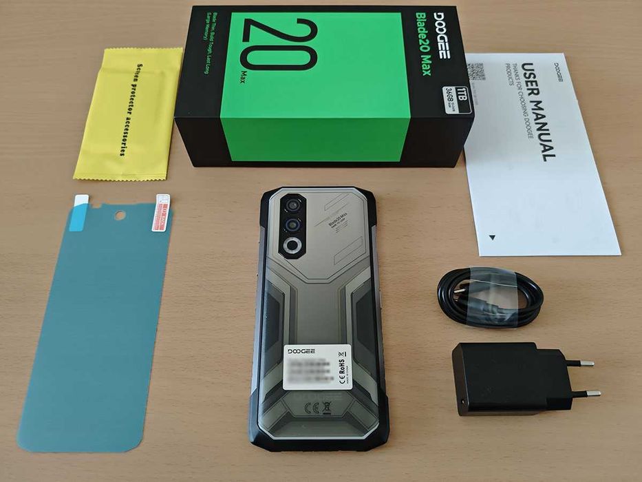 Нов Doogee Blade 20 Max, 1024гб, 12гб, удароустойчив, 11800mah