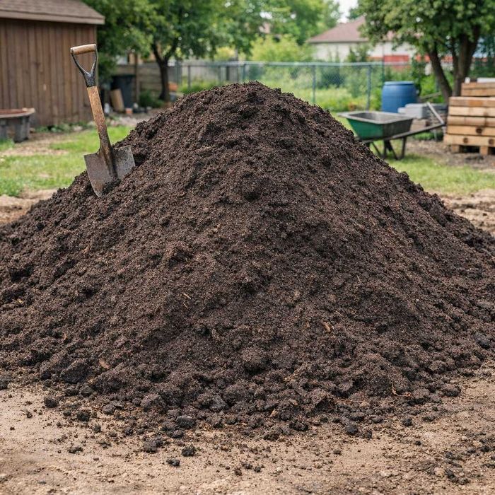 Хумус за насипване на градини, парници, дворове