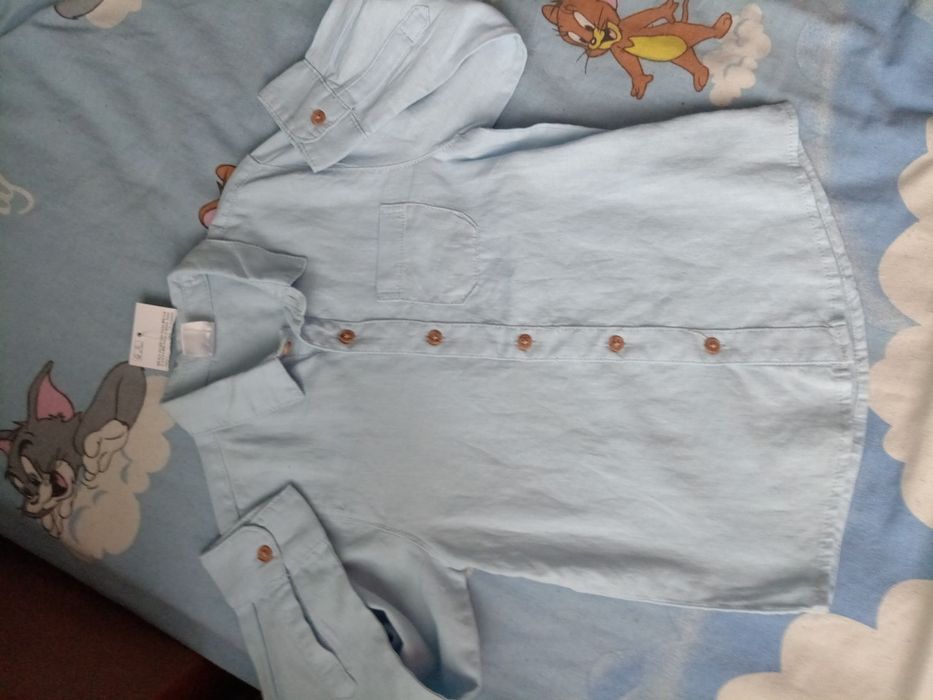 Camasi băieți mărimea 116 +vesta