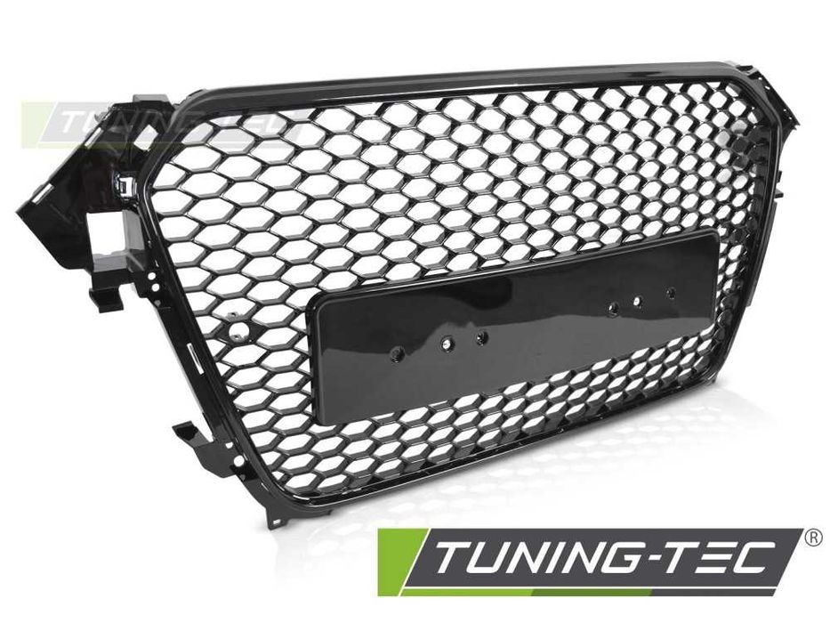 Grila fagure audi a4 b8 negru lucios 2008-2015