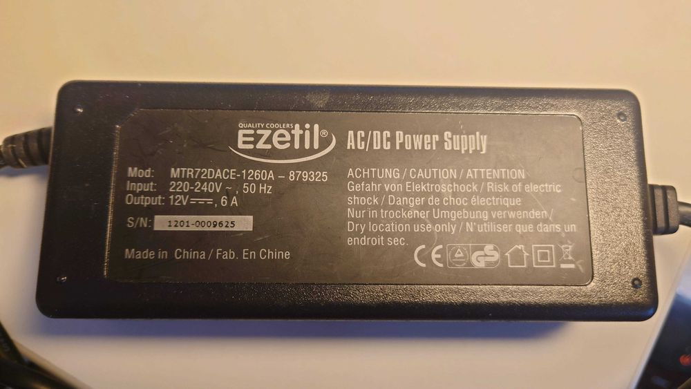 adaptor 220V ca la 12 V cc