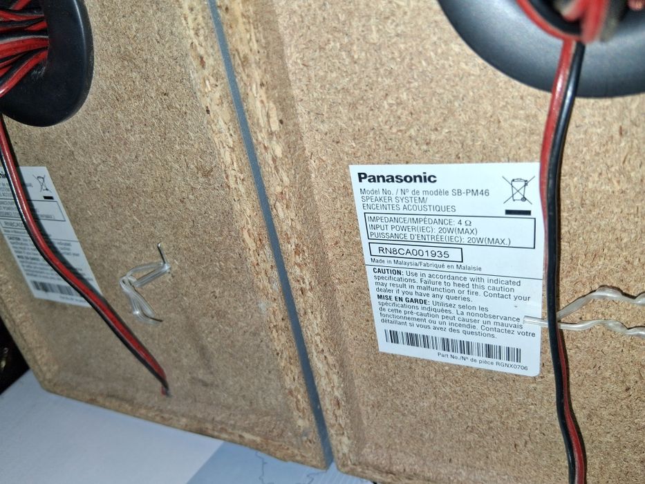 Boxe de birou ,studio - Panasonic SB PM46 ,deosebite ,sunet clar