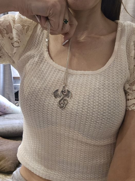 Подвеска цепочка серебро