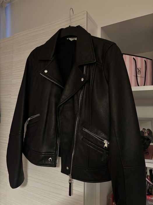 geaca de piele zara