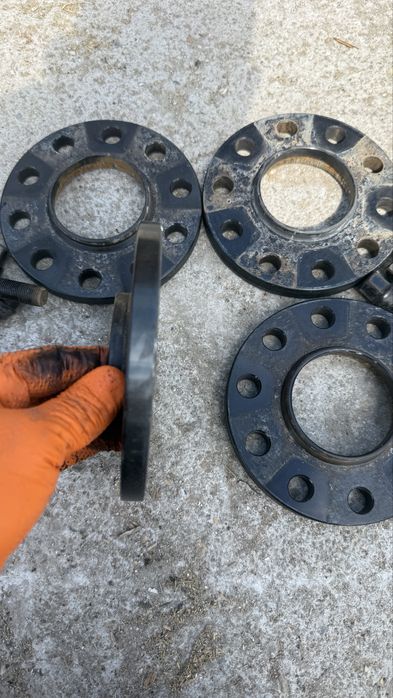 Distantiere bmw aluminiu 1,2 cm aluminiu 20 prezoane lungi seria F