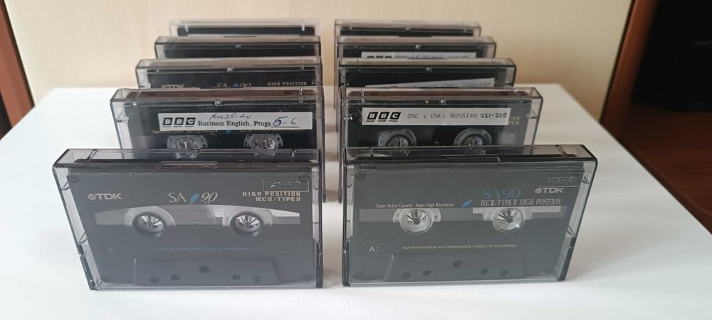 аудио кассеты TDK CA-90 хром для перезаписи