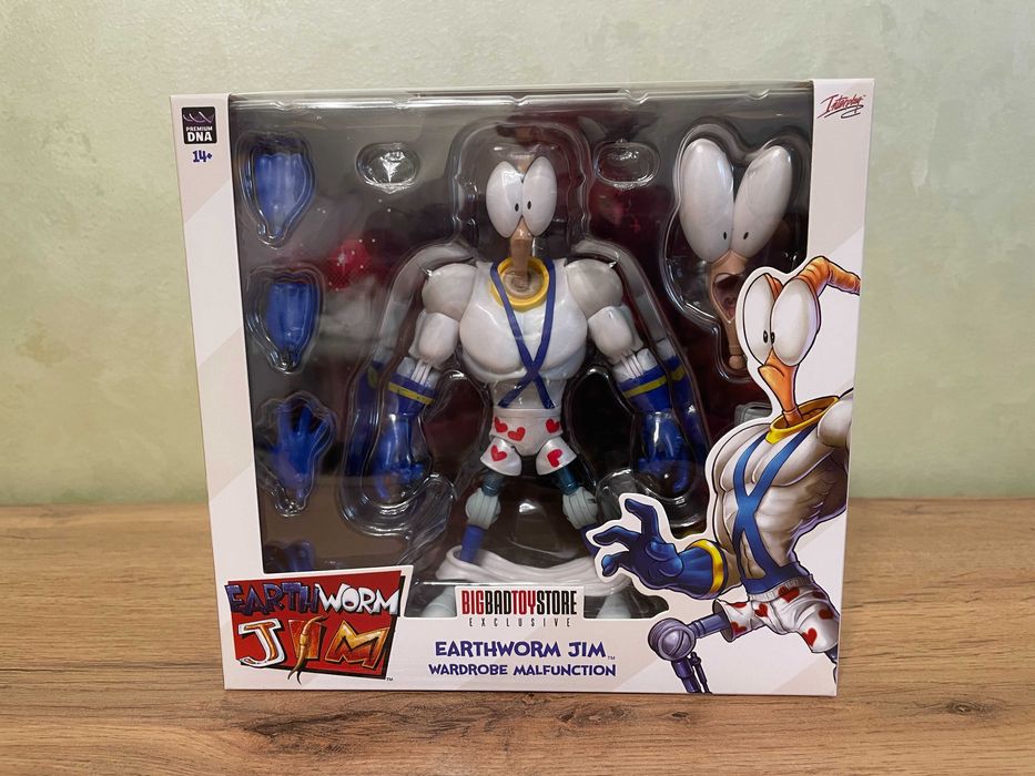 Легендарная фигурка Червяк Джим - Earthworm Jim