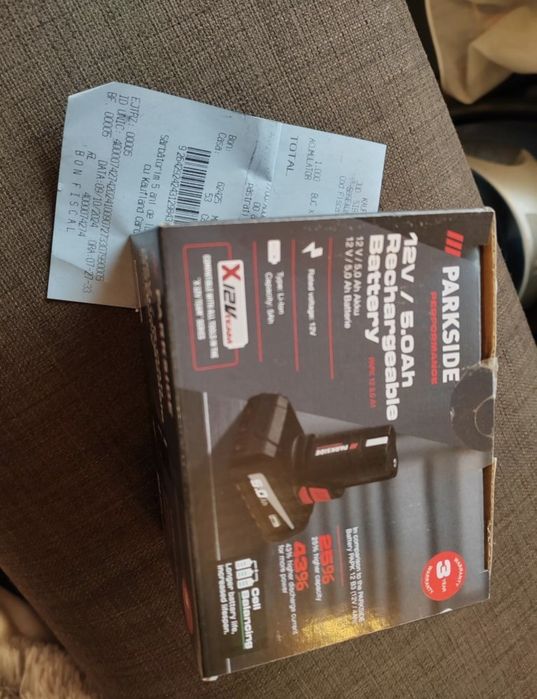 Acumulatori Parkside 12v  2A și 4A