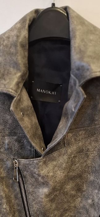 Geaca de piele noua Manokhi