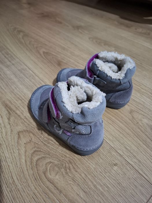 Ghete iarna fete piele D.D.step marime 24