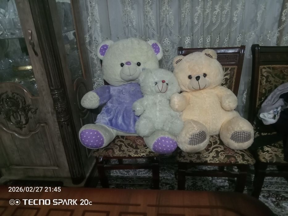 Yumshoq oʻyinchoq bepulga olib ketish mumkin