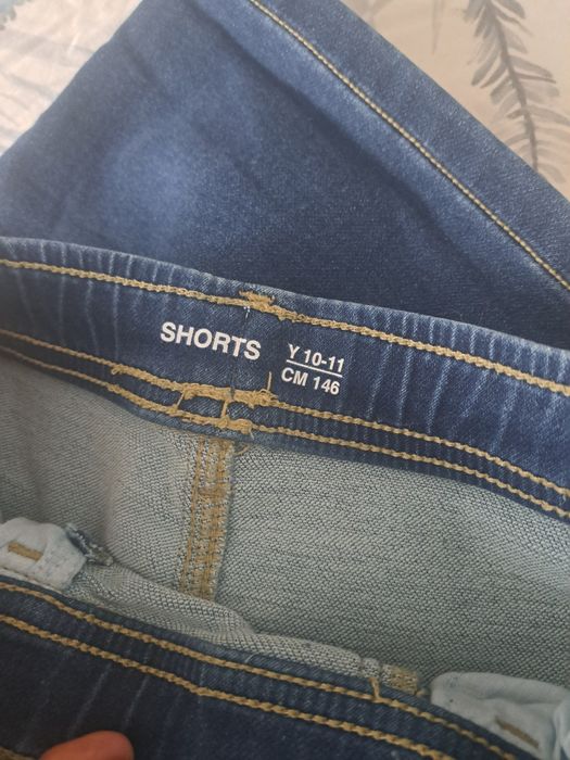 Pantaloni de vara pentru copii 10-11 ani 146 cm, nefolositi 54% bumbac