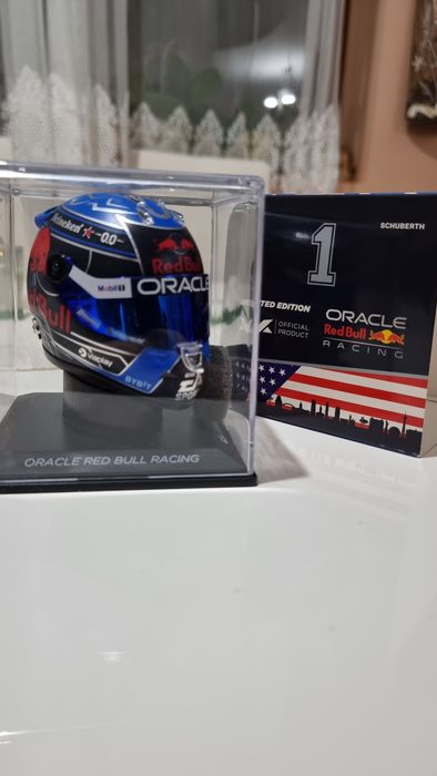 Max Verstappen helmet 1/4  Las Vegas gp F1 2024 world champion
