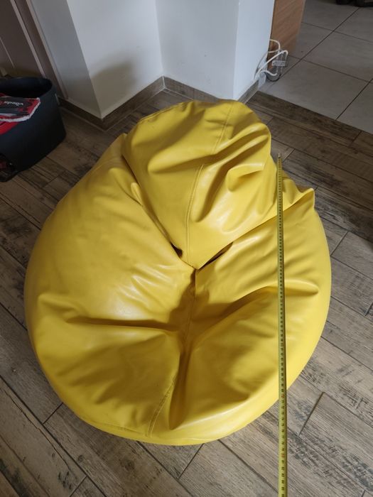 Fotoliu puf galben