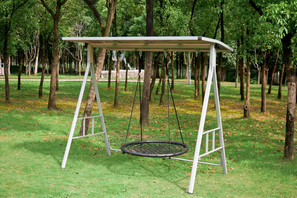 Седалка за люлка гнездо AC2008 Ф 100 см. с включени въжета 16 мм.