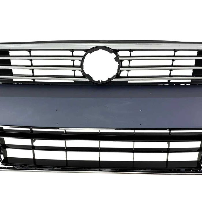 Предна броня за VW Passat B8.5 (2018+) - R с черна решетка. НА СКАЛД!