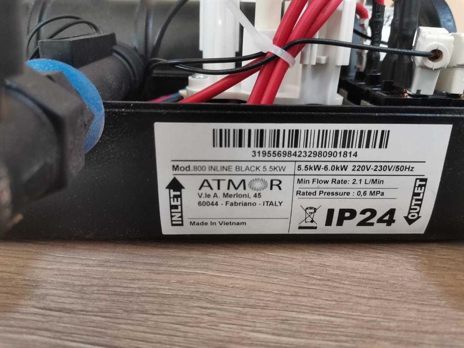 Instant electric Atmor In Line 800