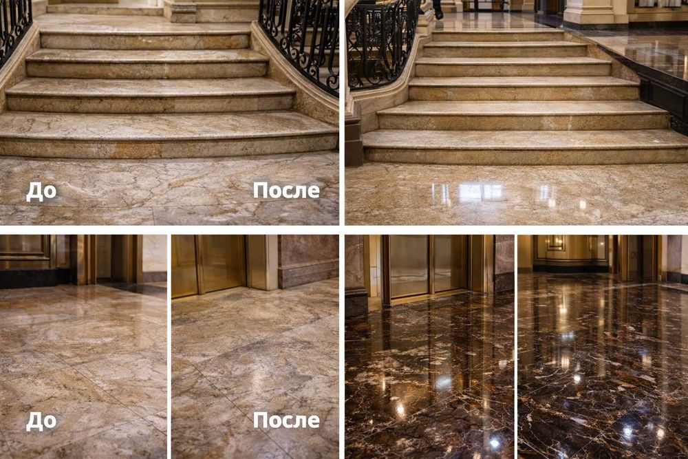 Кристаллизация мрамора в Ташкенте, полировка мрамора