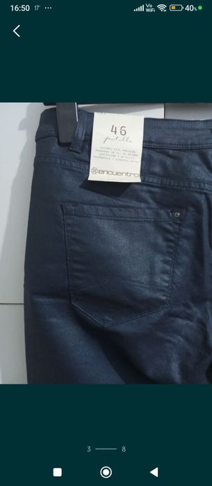 Pantaloni de damă noi, bleumarin, marca Encuantro.  Transport 5 lei